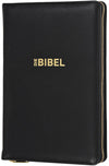 Schlachter 2000 Bibel - Taschenausgabe (Softcover, Schwarz, Goldschnitt, Reißverschluss): Taschenausgabe Mit Parallelstellen, Kalbsleder-Einband ... / Reißverschluss / Goldschnitt / Fadenheftung
