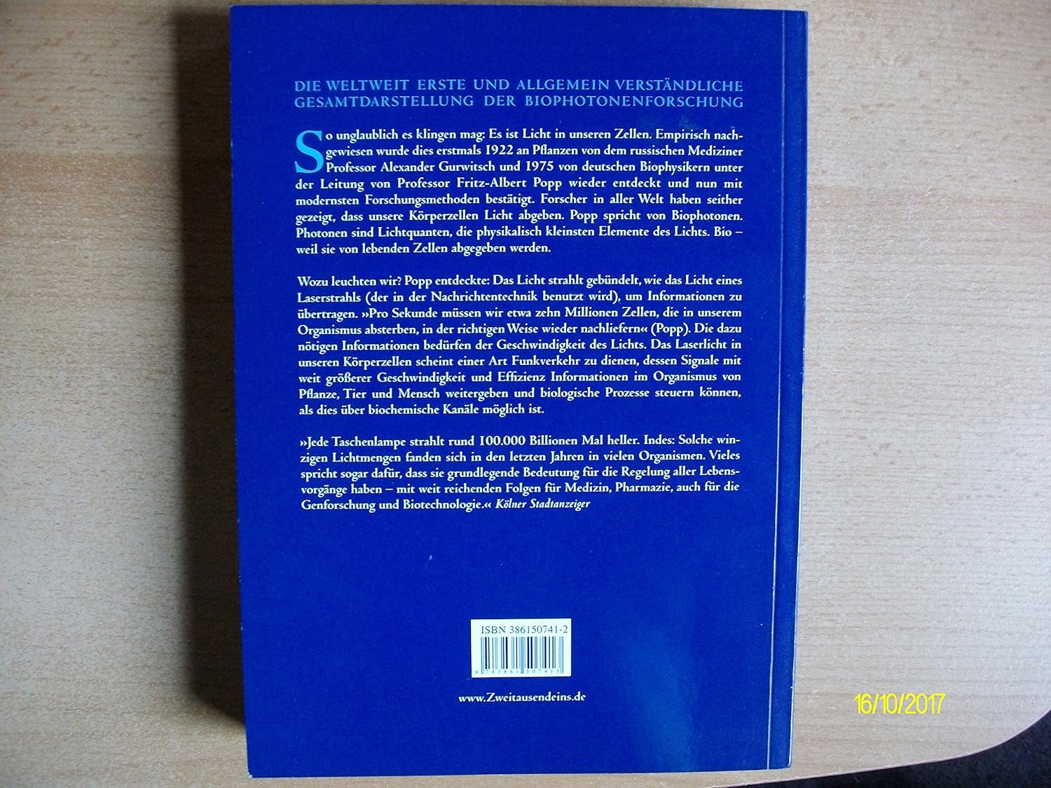 Biophotonen: Das Licht in Unseren Zellen